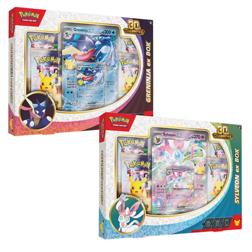 30th Celebration - Greninja ex / Sylveon ex Box