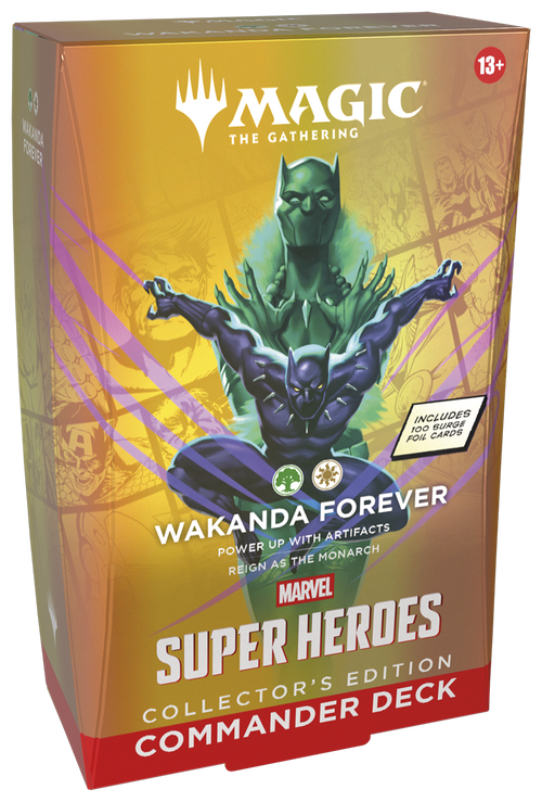 Marvel Super Heroes Collector's Edition Commander Deck - Wakanda Forever | MAGIC: THE GATHERING | English