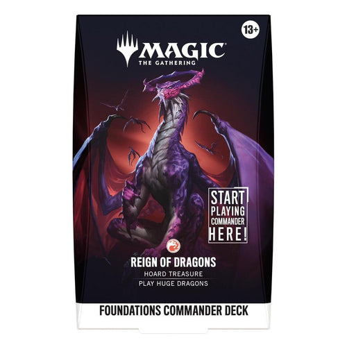 Foundations Commander Deck - Reign of Dragons | MAGIC: THE GATHERING | English