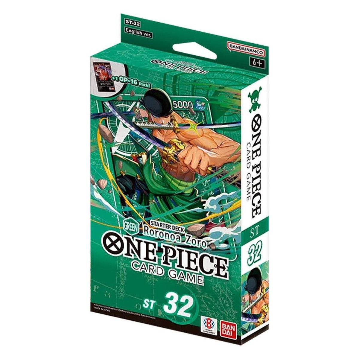 Starter Deck GREEN Roronoa Zoro [ST-32] | ONE PIECE | English